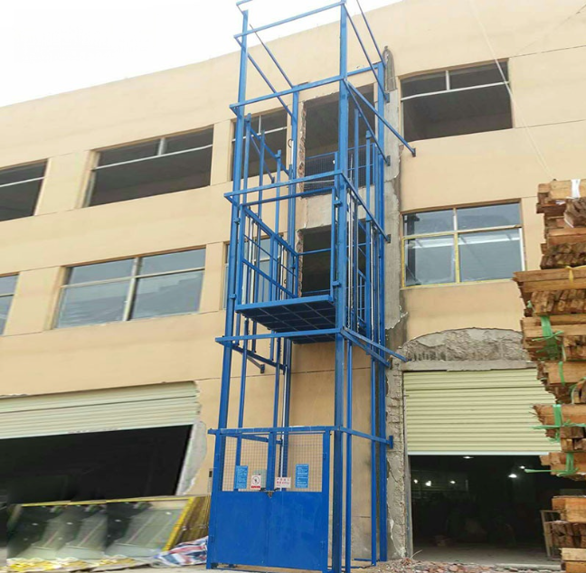 松溪建材厂室外物料提升