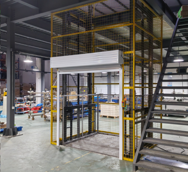 松溪食品厂物料提升